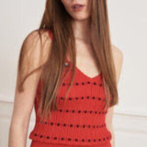 Tank and skirt La Petite Francaise, "Marcelle" Navy color size XS/S zadig